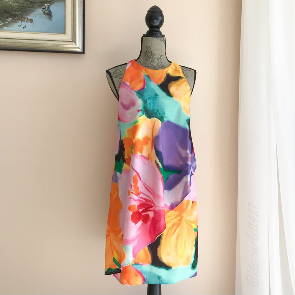 Ralph Lauren Tropical Floral Patterned Dress